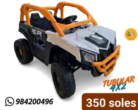 Tubular 4x2 SR blanco y naranja