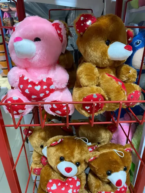 Osos de peluche con corazón