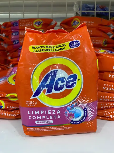 Detergente Ace Limpieza Completa 380 g