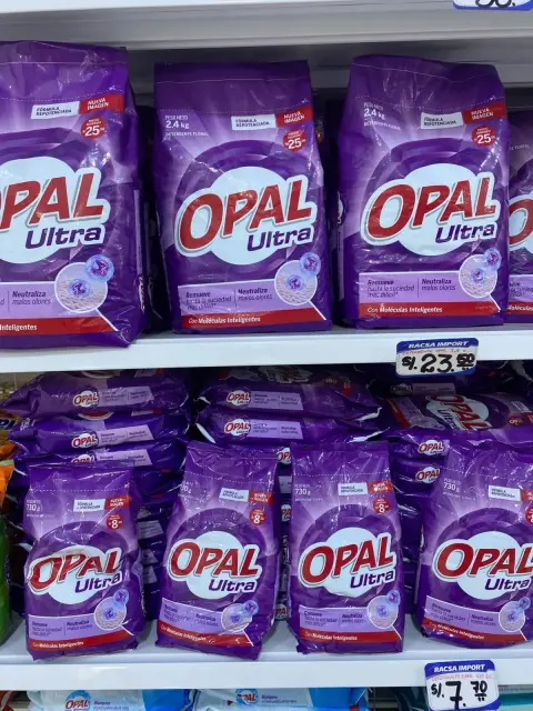Detergente Opal Ultra en bolsa