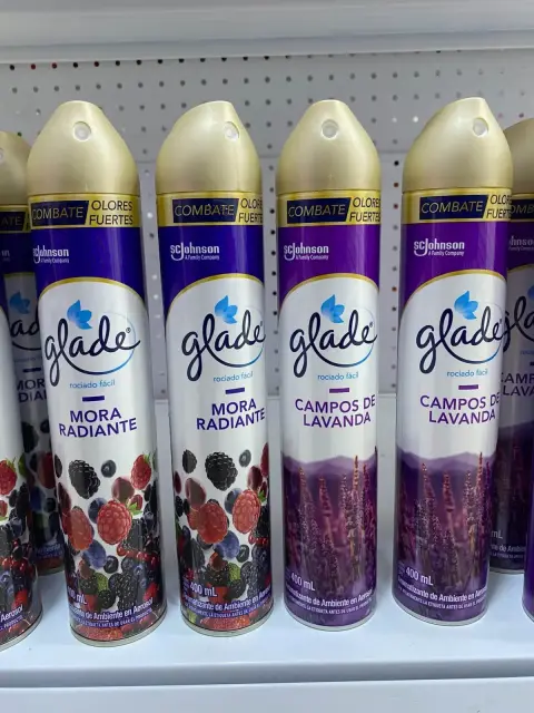 Ambientador Glade Mora Radiante y Campos de Lavanda