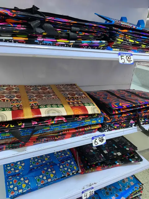 Bolsas de tela estampadas
