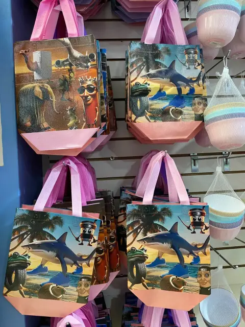 Bolsos de tela con estampado 3D