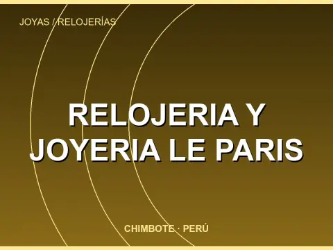 Relojeria Y Joyeria Le Paris