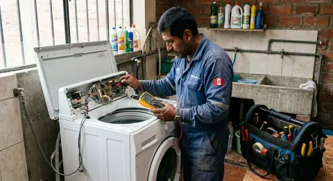Reparación de lavadora que no prende en Chimbote