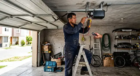 Reparación de motor de portón elevadizo que no abre en Chimbote