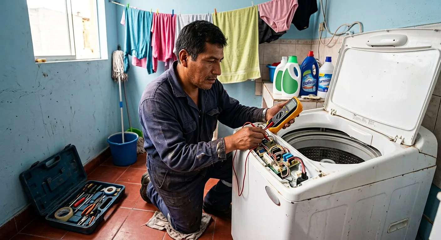 Reparación de lavadora que no prende en Chimbote