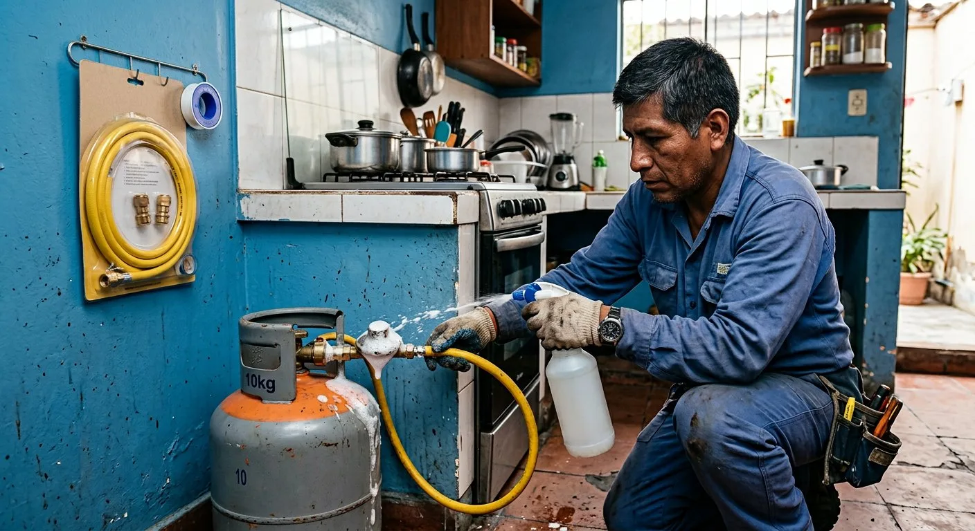 Reparación de fugas de gas en cocinas en Chimbote