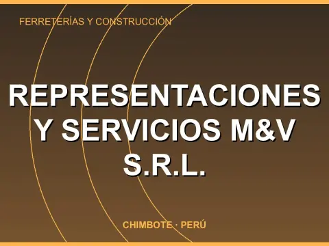 REPRESENTACIONES Y SERVICIOS M&V S.R.L.