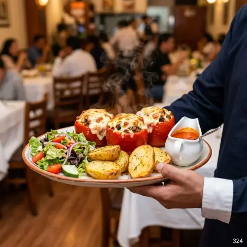 Rocoto Relleno con Carne y Queso