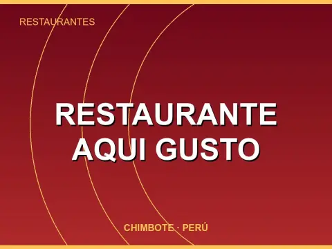 Restaurante Aqui Gusto