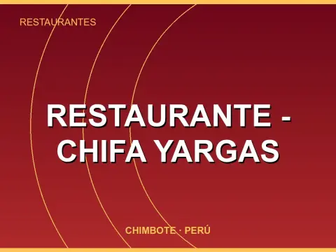Restaurante - Chifa Yargas