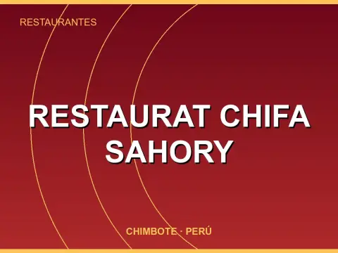 Restaurat chifa sahory