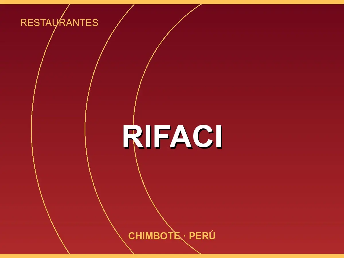 Abrir tarjeta de Rifaci