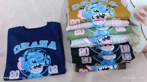 Colección Stitch — poleras talla S, M y L