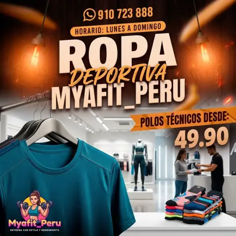 Ropa deportiva Myafit_Peru