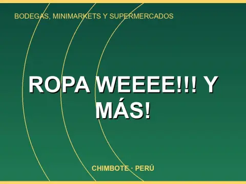 Ropa weeee!!! Y más!
