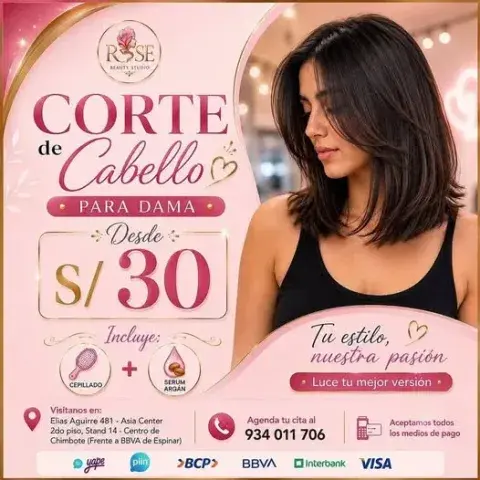 Corte de cabello para dama