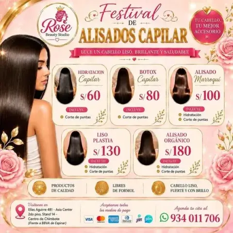 Alisados y botox capilar