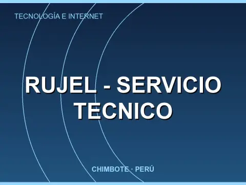 RUJEL - SERVICIO TECNICO