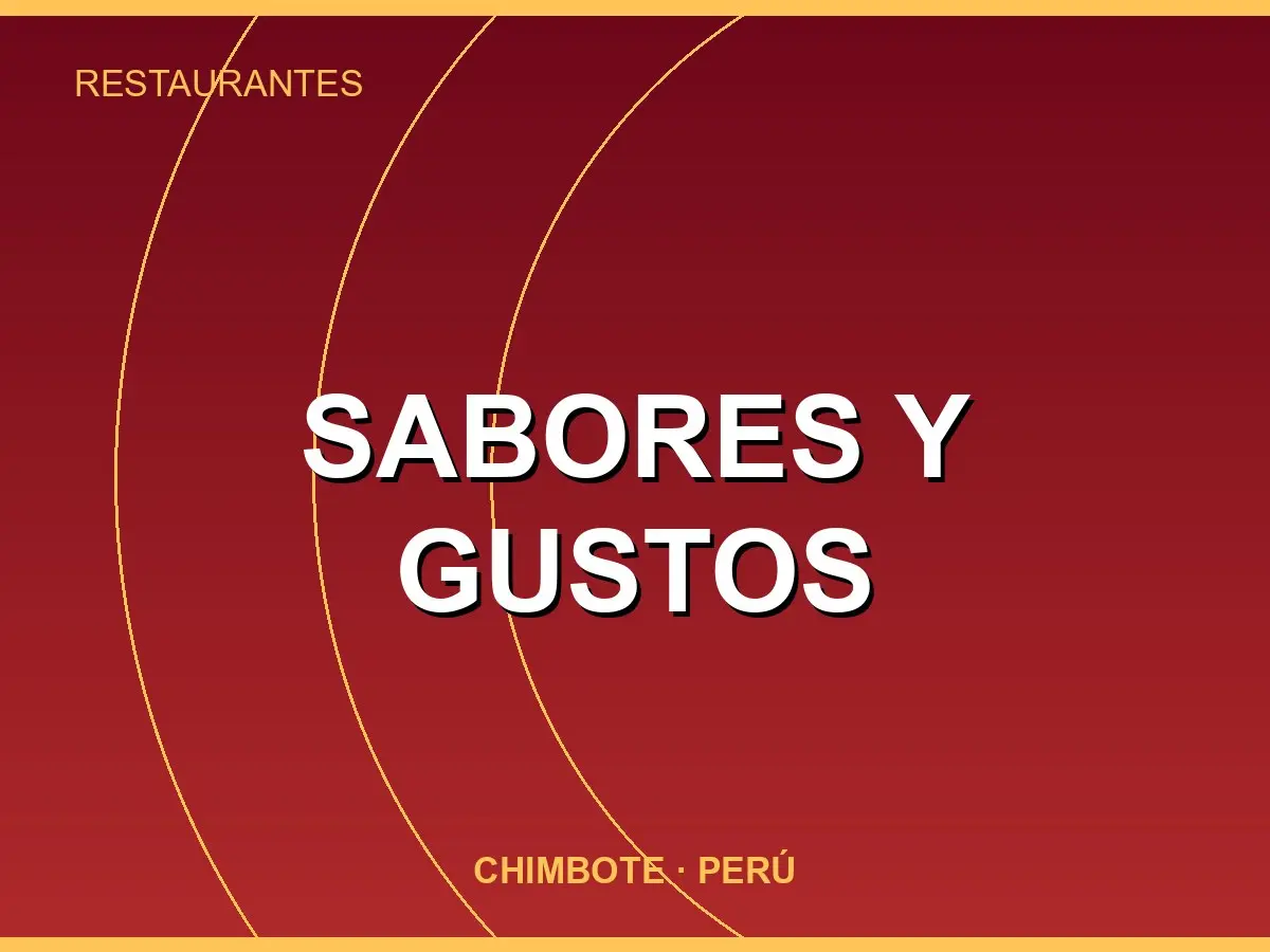 Abrir tarjeta de Sabores Y Gustos