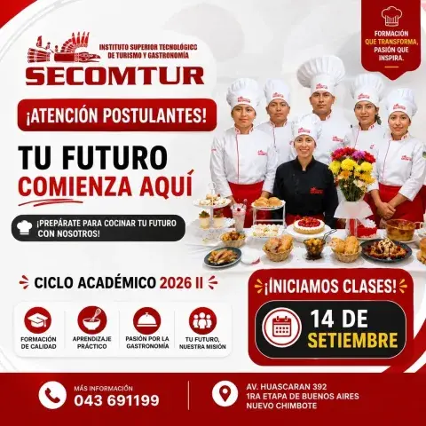 Carrera de Gastronomía – Ciclo Académico 2026-II