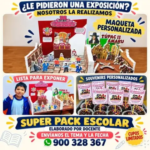 Súper Pack Escolar listo para exponer