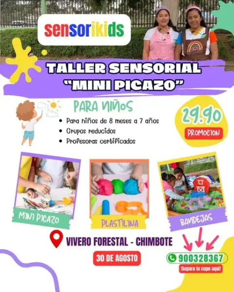 Taller sensorial «Mini Picazo» (S/ 29.90)