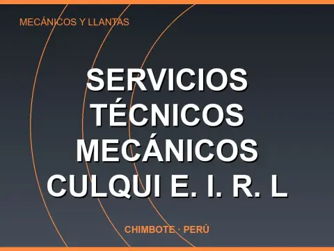 SERVICIOS TÉCNICOS MECÁNICOS CULQUI E. I. R. L