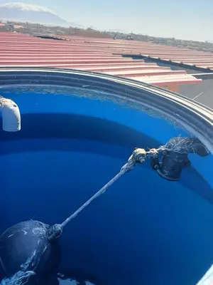 Limpieza y desinfección de tanque elevado