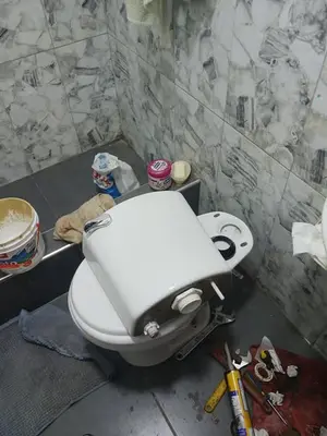 Instalación de inodoro y trabajos sanitarios