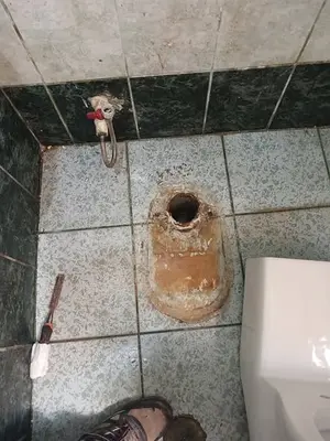 Instalación de inodoro y trabajos sanitarios