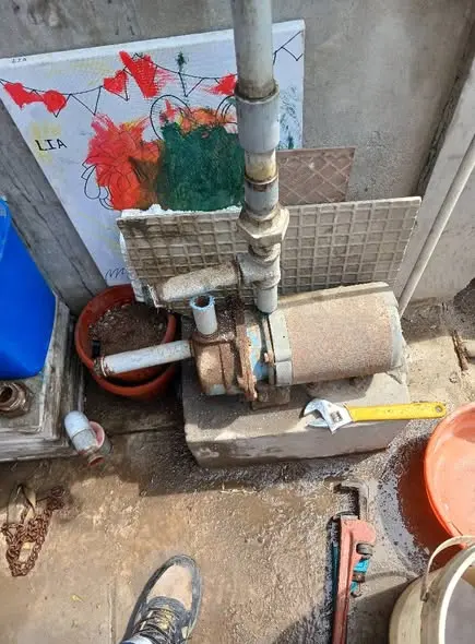 Mantenimiento de bomba de agua