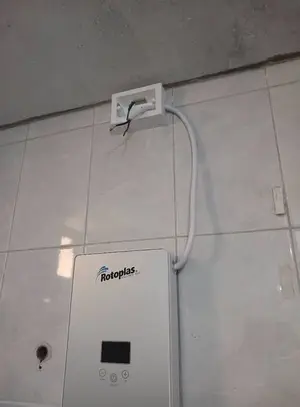 Instalación de rapiducha eléctrica
