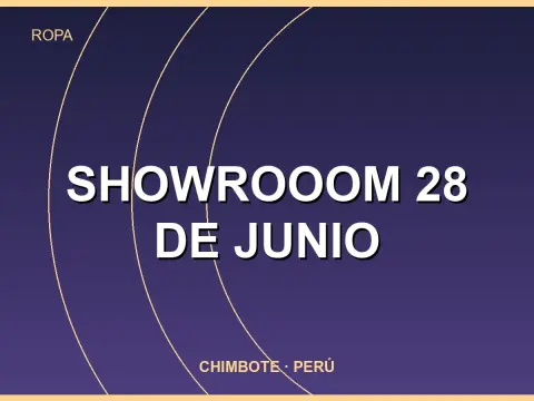 Showrooom 28 de junio