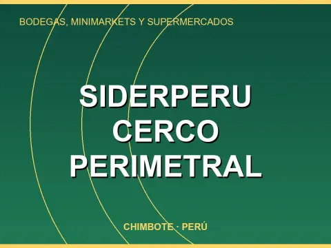 SIDERPERU CERCO PERIMETRAL