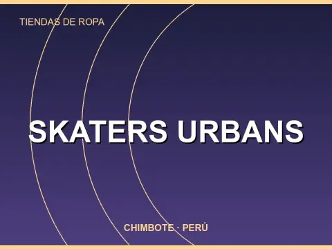 Skaters Urbans
