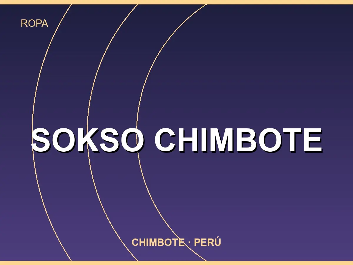 Abrir tarjeta de Sokso Chimbote