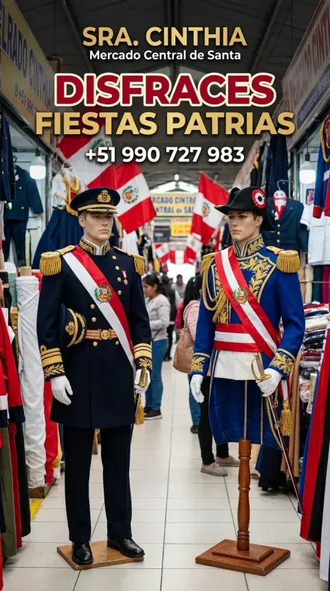 Disfraces de Fiestas Patrias — Héroes del Perú