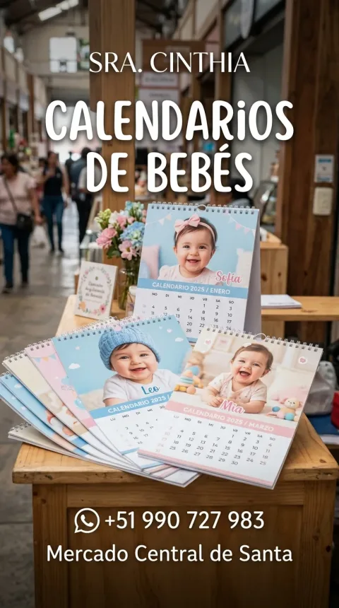 Calendarios de Bebés Personalizados