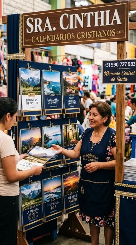 Calendarios Cristianos con Paisajes