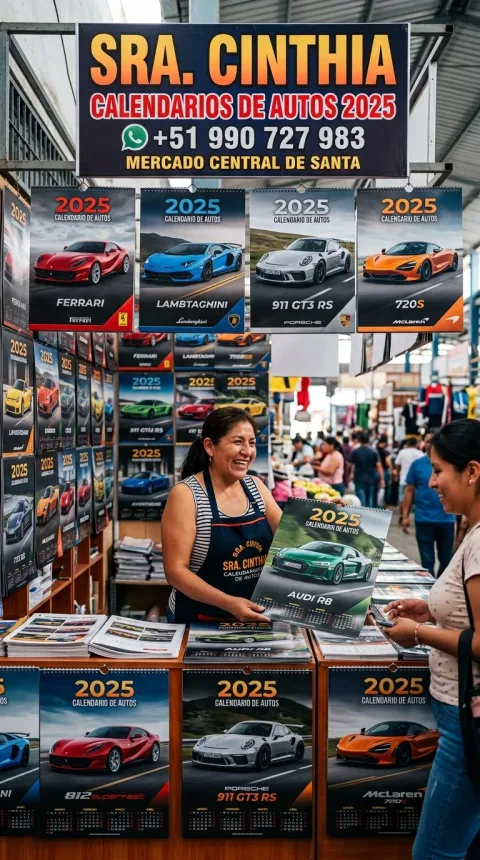 Calendarios de Autos y Diseños para Regalar