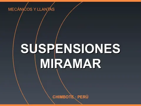 Suspensiones Miramar