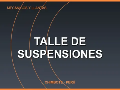 Talle de Suspensiones