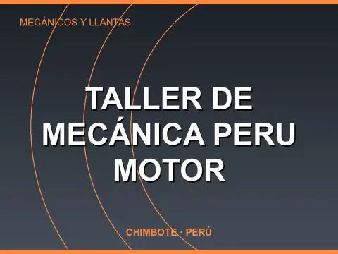 Taller De mecánica peru motor