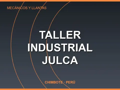 TALLER INDUSTRIAL JULCA