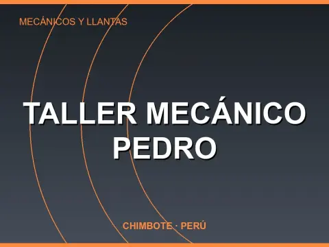 Taller mecánico pedro