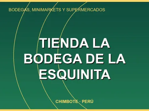 Tienda la bodega de la esquinita
