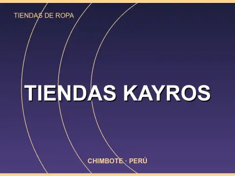 Tiendas Kayros