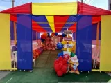 Toldo decorado para eventos